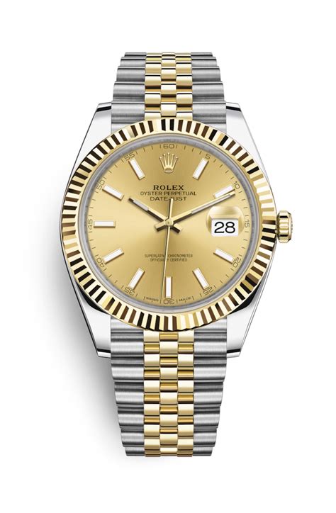 Rolex Datejust 41 watch: Oystersteel and yellow gold .